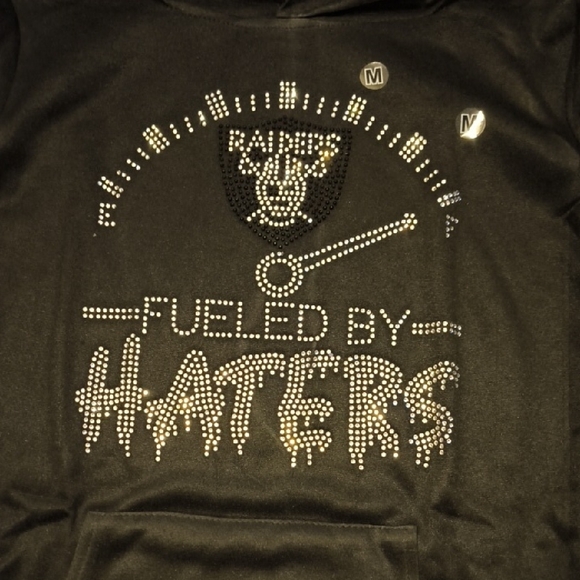 NWT Black NFL Hooded Dress - Picture 3 of 7